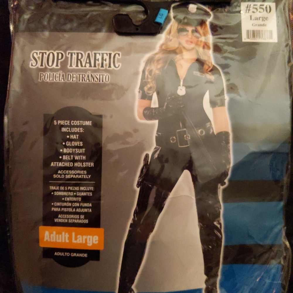 Stop traffic police woman Halloween costume